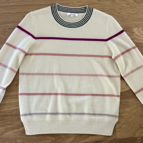 Splendid women’s cashmere striped sweater - Picture 2 of 8